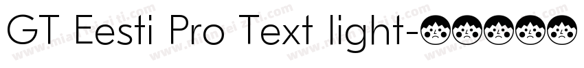 GT Eesti Pro Text light字体转换